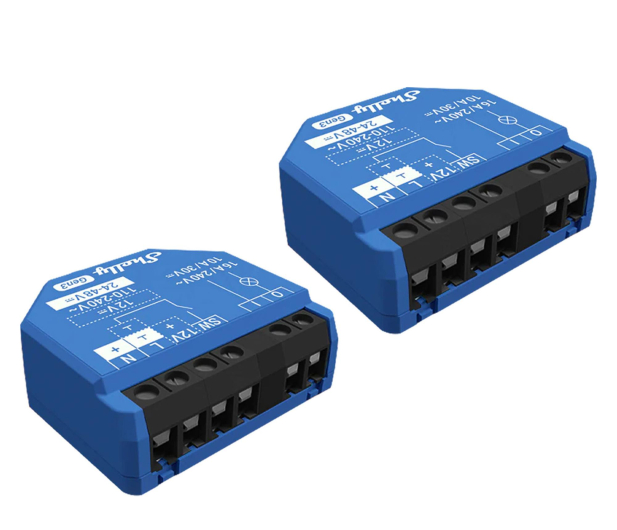Shelly Zestaw 2 sterowników 1 Gen3 WiFi/Bluetooth - 1490032 - zdjęcie